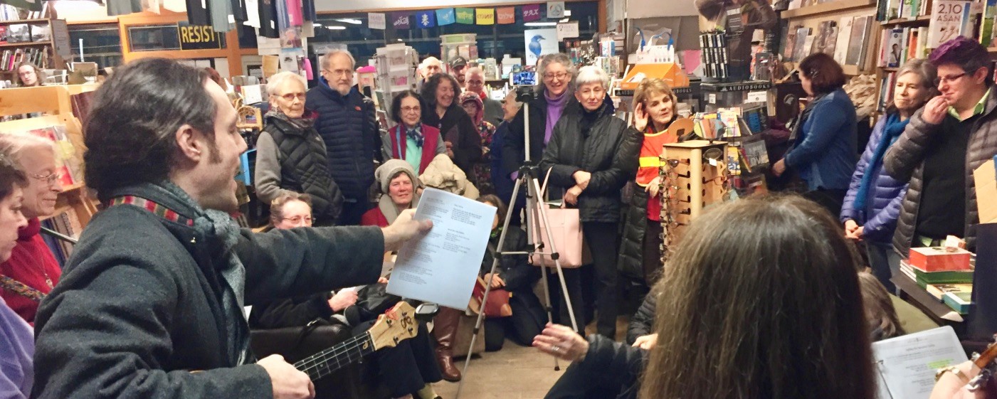 8th 2nd 8th Night Candle Lighting, Everyone’s Books-Professional Multi Instrumentalist Stu Fuchs