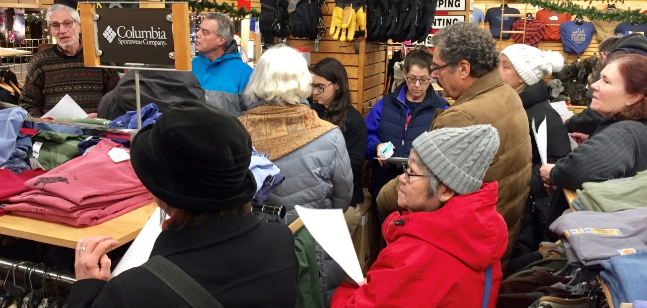 sams Sam’s Outdoor Outfitters and attendees participate.
Photo Credit: Stephan Brandstatter